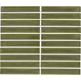 Daltile Artcrafted Fern 11-1/2 in. x 10 in. Glazed Ceramic Straight Joint Mosaic Tile (8.3 sq. ft./case)