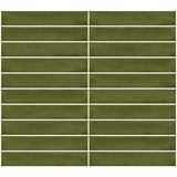 Daltile Artcrafted Fern 11-1/2 in. x 10 in. Glazed Ceramic Straight Joint Mosaic Tile (8.3 sq. ft./case)