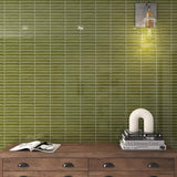 Daltile Artcrafted Fern 11-1/2 in. x 10 in. Glazed Ceramic Straight Joint Mosaic Tile (8.3 sq. ft./case)
