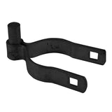 Everbilt 2-3/8 in. Galvanized Steel Chain Link Fence Black Post Hinge