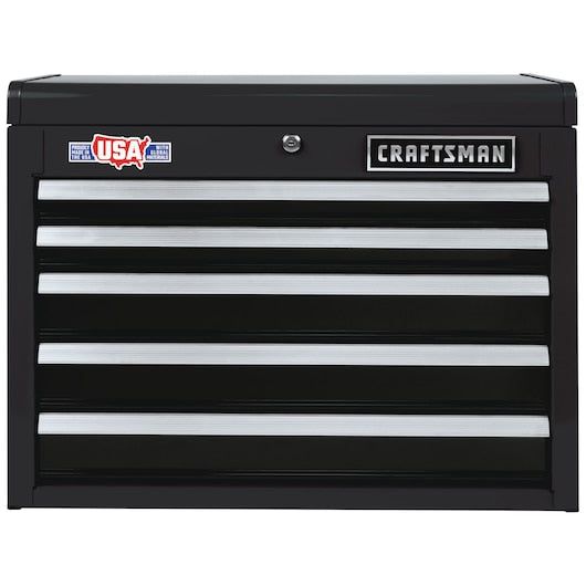 CRAFTSMAN 2000 Series 26-in W x 19.75-in H 5-Drawer Steel Tool Chest (Black)