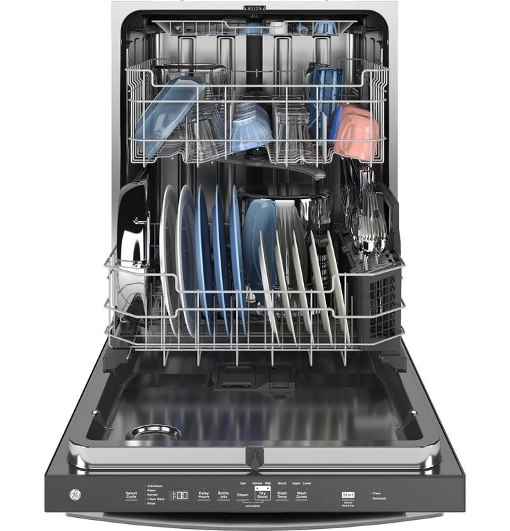 GE Top Control Tall Tub Dishwasher in Fingerprint Resistant Stainless Steel, ENERGY STAR and 48 dBA