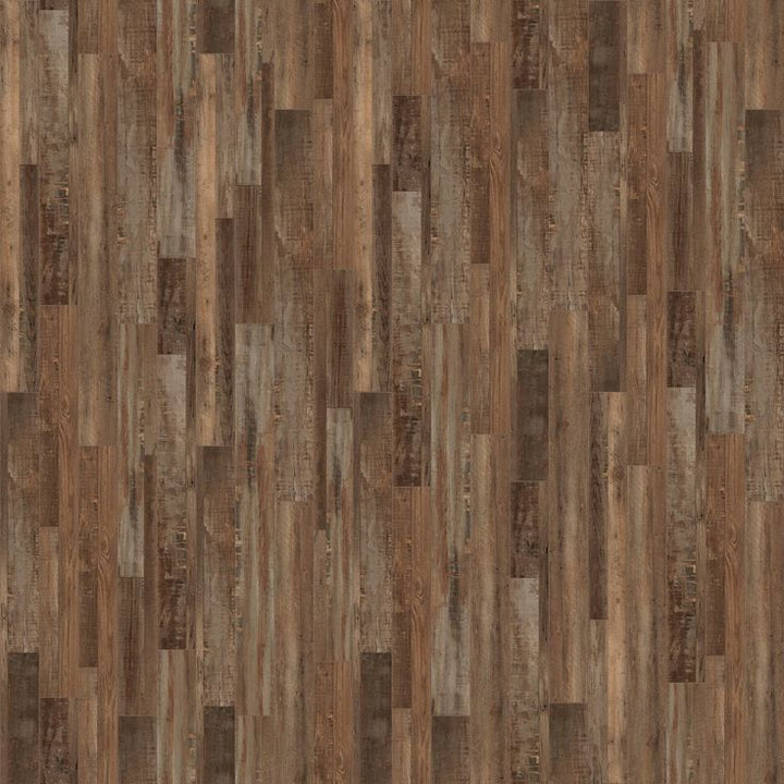 CALI Mute step Redefined Pine Brown 20-mil x 7-in W x 48-in L Waterproof Interlocking Luxury Vinyl Plank Flooring (24.03-sq ft/ Carton)