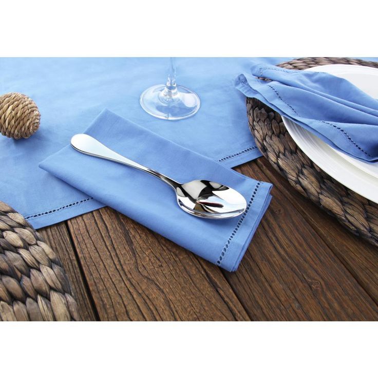 Rain 12-Piece 18/10 Stainless Steel Dinner Spoon Set