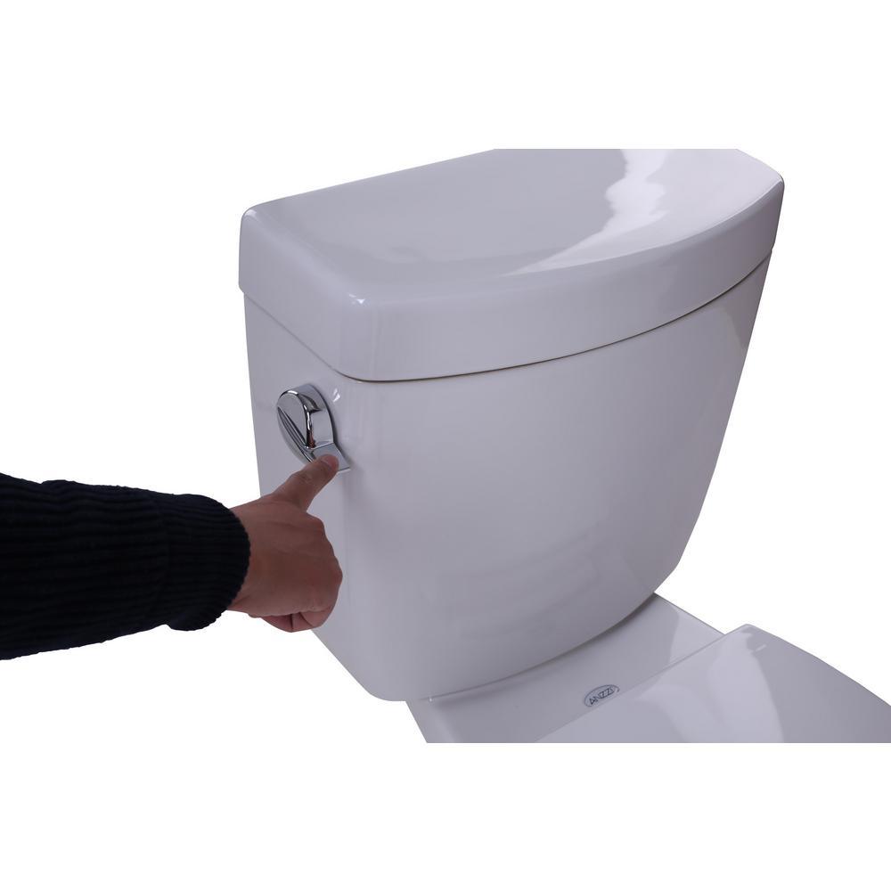 52.8 in. Walk-In Whirlpool Bathtub in White with 1.6 GPF Single Flush Toilet - Super Arbor