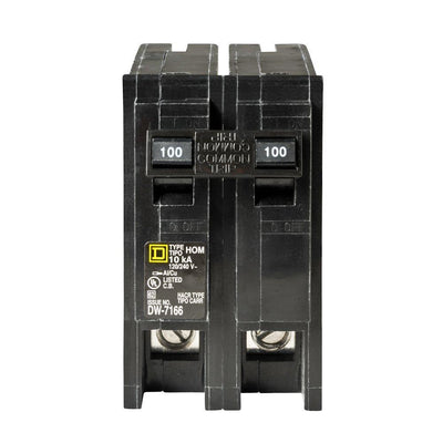 Homeline 100 Amp 2-Pole Circuit Breaker - Clear Packaging - Super Arbor