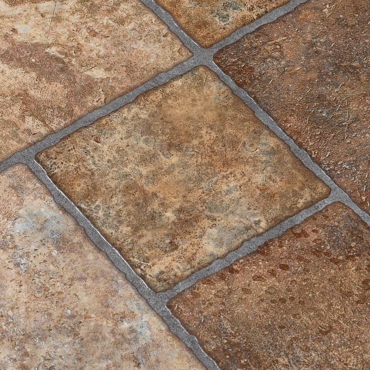 TrafficMASTER Bodden Bay 12 in. x 12 in. Terra Cotta Peel and Stick Vinyl Tile (30 sq. ft. / case)