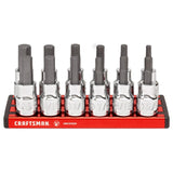 Craftsman V-Series X-Tract Technology 3/8 in. Drive Metric and SAE Hex Bit Socket Set, 12 pc