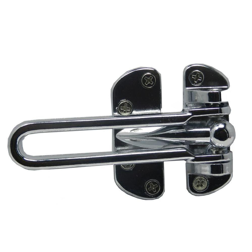 4-1/4 in. Chrome Swing Bar Door Guard - Super Arbor