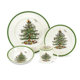 Christmas Tree 4-Piece Ceramic Dinnerware Set (Service for 1)