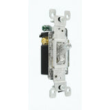 15 Amp 3-Way Toggle Light Switch, Clear - Super Arbor