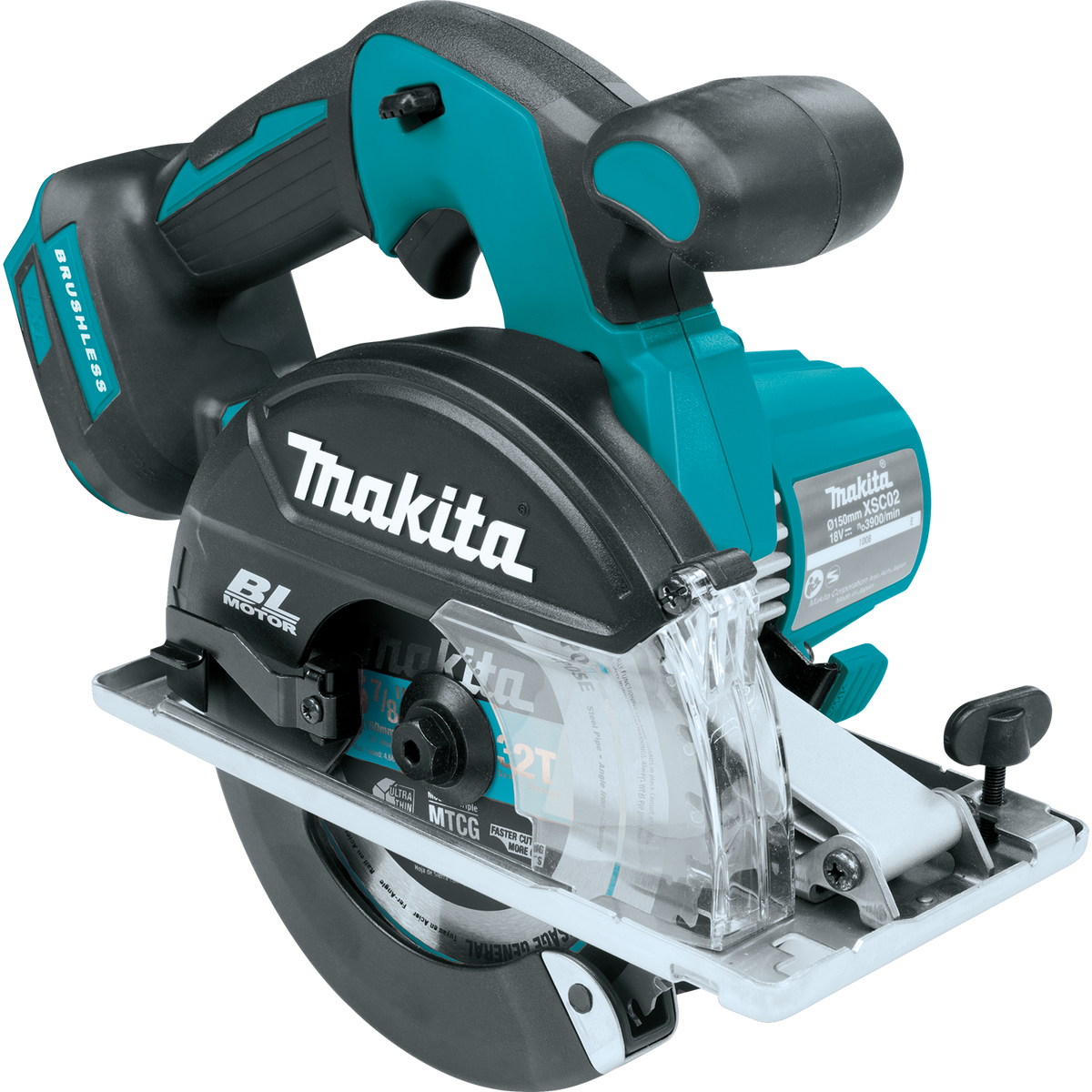 Makita 18V LXT Lithium‑Ion Brushless 5-7/8 in. Cordless Metal Cutting Saw, Tool‑Only (XSC02Z)