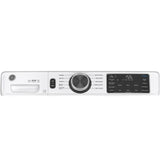 GE 32 in. 4.8 cu. ft. White Front Load Washing Machine with OdorBlock UltraFresh Vent System and Sanitize with Oxi