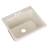 Kensington Drop-In Acrylic 25 in. 3-Hole Single Bowl Utility Sink in Ice Grey - Super Arbor