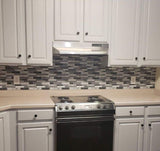 Art3d Gray Marble 12 in. x 12 in. Peel and Stick Wall Tile Backsplash (6-Pack)