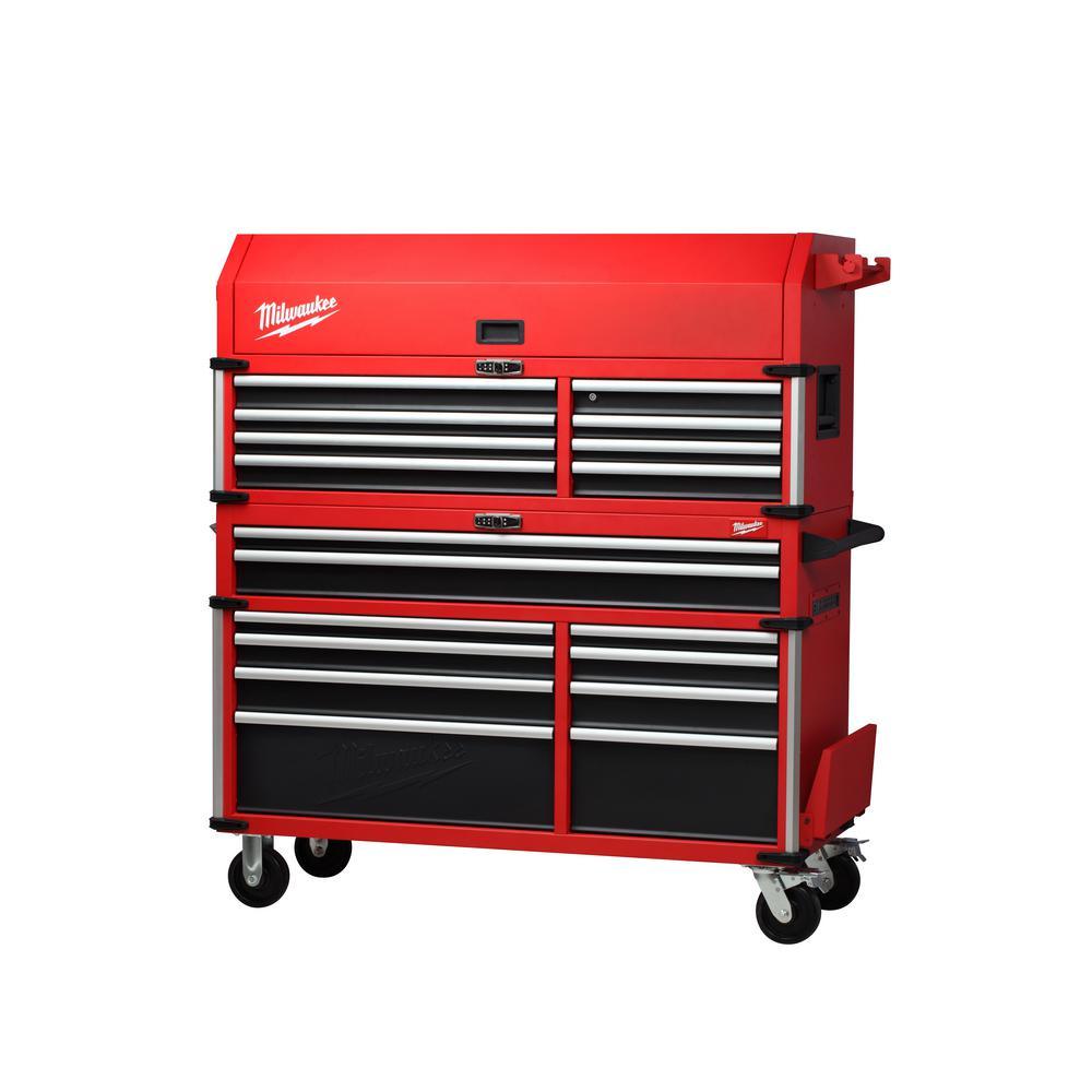 High Capacity 56 in. 18-Drawer Tool Chest and Cabinet Combo - Super Arbor