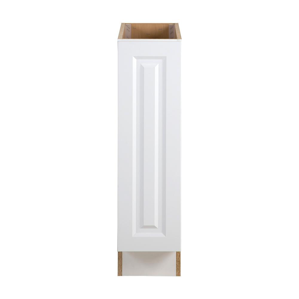 Benton Assembled 12x34.5x24.5 in. Base Cabinet with Soft Close Full Extension Drawer in White - Super Arbor