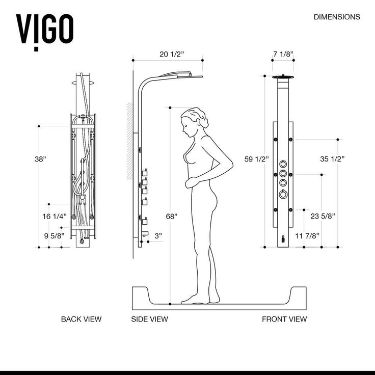 Mateo 59.5 in. 6-Jet High Pressure Shower Panel System with Rainhead Fixed Handheld Dual Shower in Stainless Steel