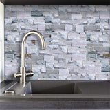 9pcs 3D Self Adhesive Kitchen Wall Tiles Bathroom Mosaic Tile Sticker 20*10cm