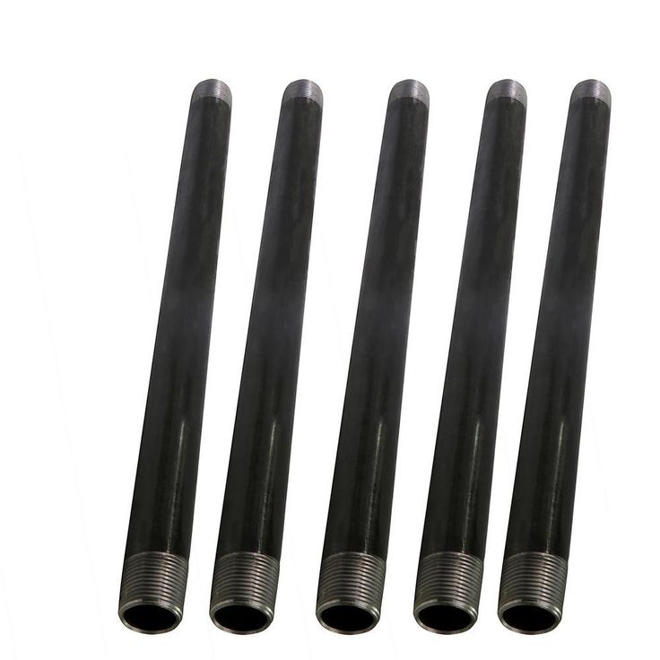 1/2 in x 48 in. Black Steel Pipe (5-Pack)