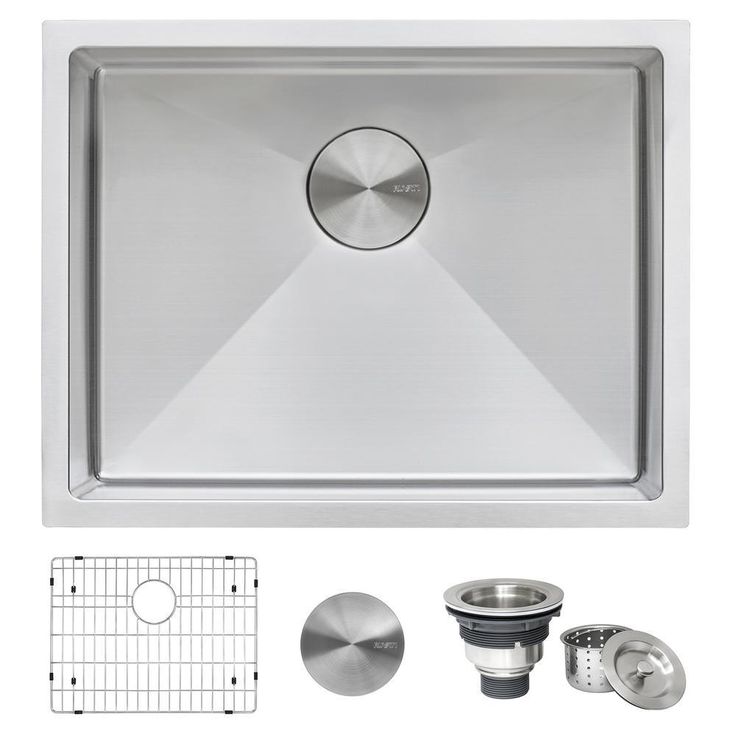 21 in. Stainless Steel Single Bowl Undermount 16-Gauge Bar Prep Kitchen Sink