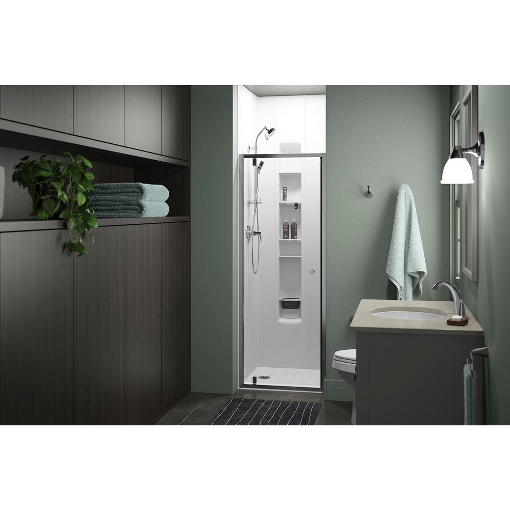 Ensemble 36 in. x 34 in. Single Threshold Shower Base in White - Super Arbor
