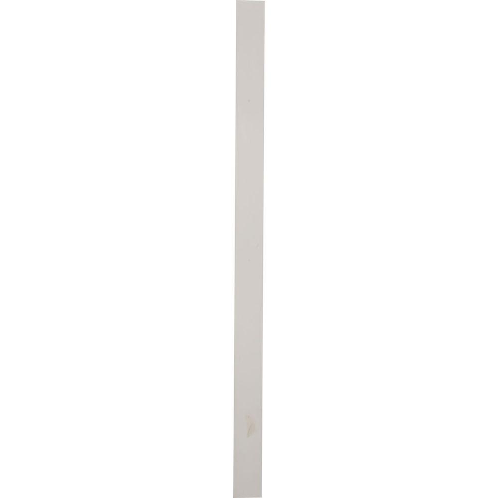 16 in. x 36 in. Rectangular Primed Polyurethane Paintable Gable Louver Vent - Super Arbor