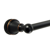 Crestfield 60 in. x 58-1/8 in. Semi-Frameless Traditional Sliding Bathtub Door in Bronze with Transition Glass - Super Arbor