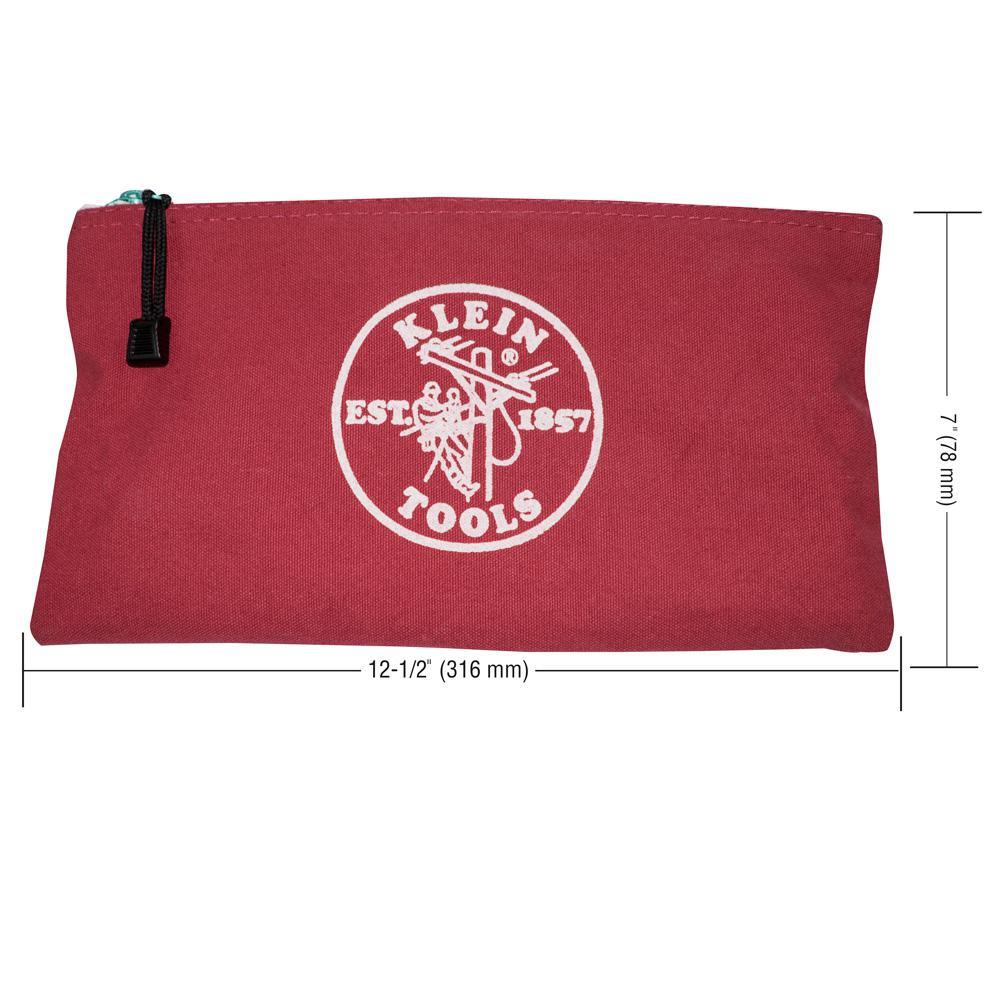 12-1/2 in. Multi-Color Zipper Bags-Canvas (4-Pack) - Super Arbor