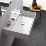 Nameeks Teorema Wall Mounted Bathroom Sink in White