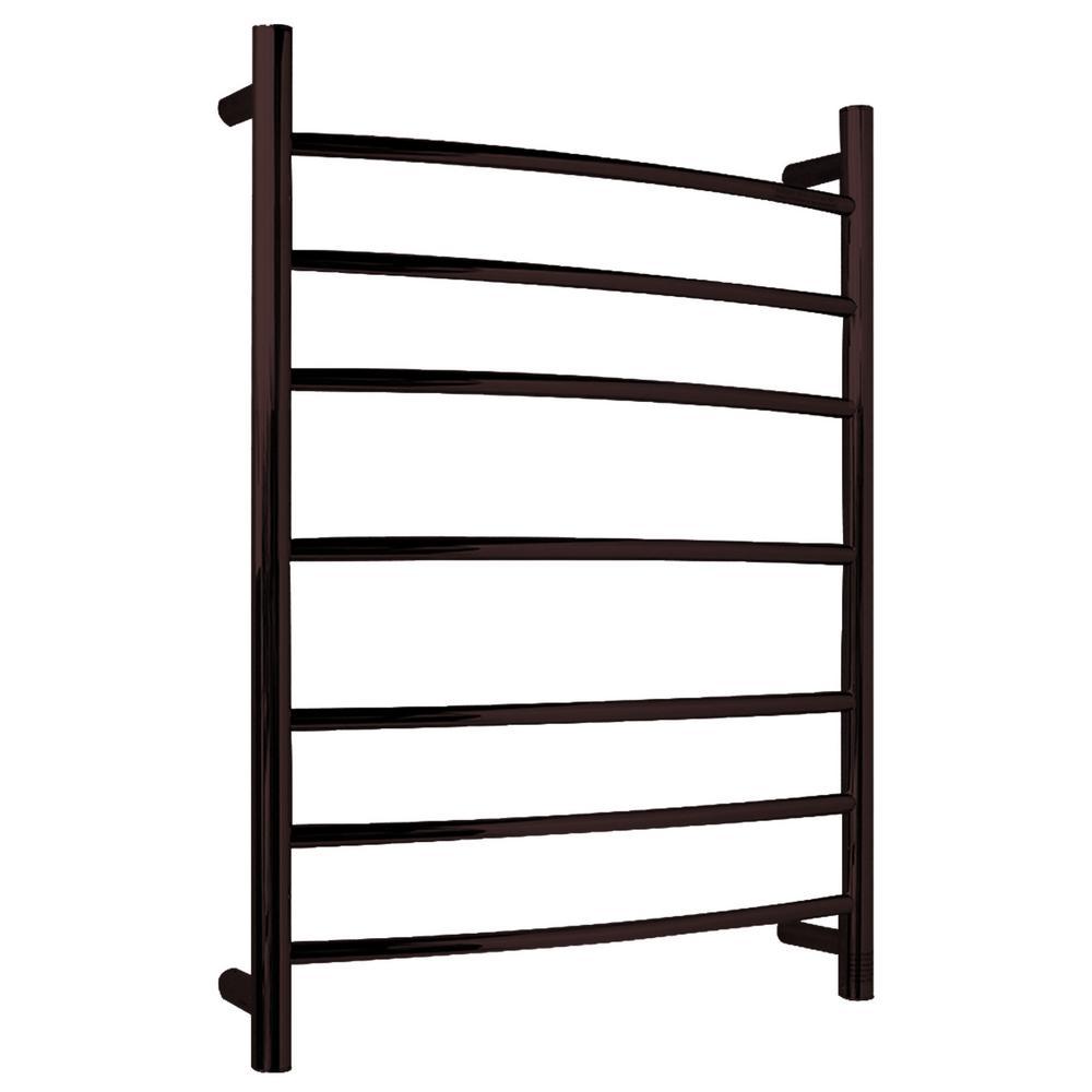 Gown 7-Bar Electric Towel Warmer in Polished Chrome - Super Arbor