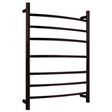Gown 7-Bar Electric Towel Warmer in Polished Chrome - Super Arbor