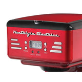 12-Cup Red Coffee Maker with Keep Warm Function