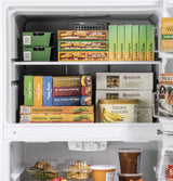 GE 17.5 cu. ft. Top Freezer Refrigerator in White, GTS18HGNRWW