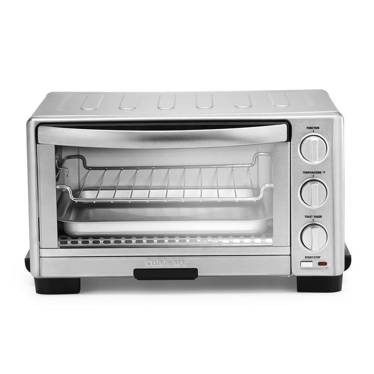 6-Slice Silver Toaster Oven Broiler