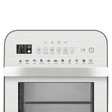 1600-Watts Silver/Black Electric Air Fryer Oven Ultra with Rotisserie, Dehydrator, and Accessories