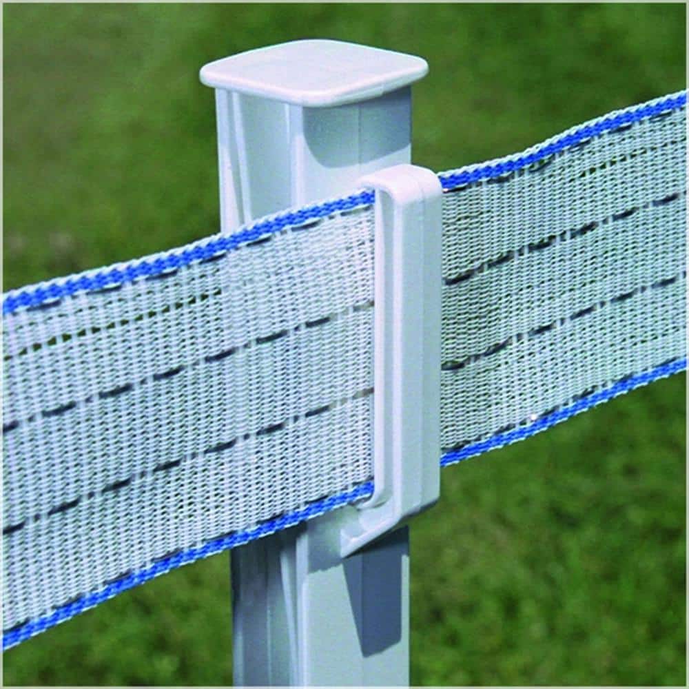 Fi-Shock 48 in. Plastic White Step-in Fence Post