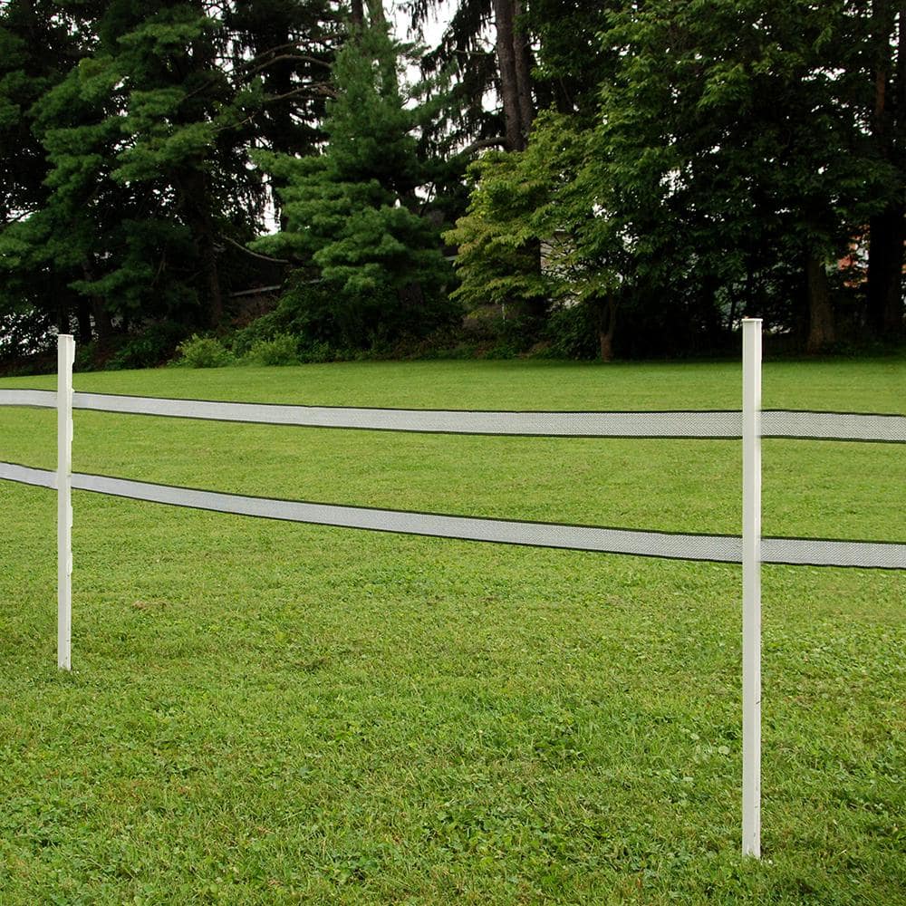 Fi-Shock 48 in. Plastic White Step-in Fence Post