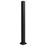 Fiberon 42 in. CitySide Black Aluminum Stair Post