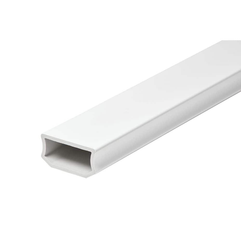 Fiberon 36 in. x 3.5 in. ArmorGuard Regency White Composite Stair Railing Kit