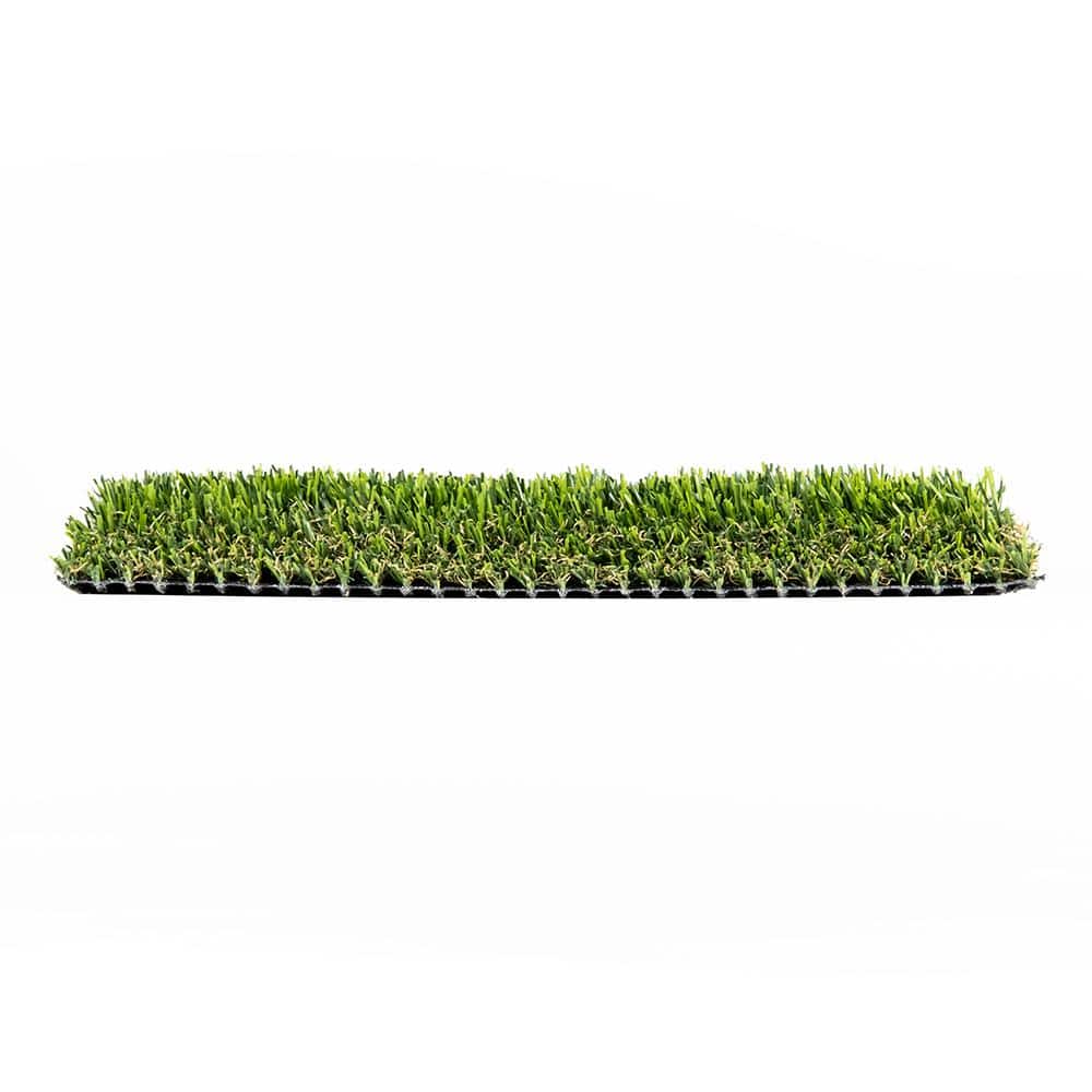 TURF DISTRIBUTORS Eco 82 Lime Green 15 ft. Wide x Cut to Length Artificial Grass Carpet