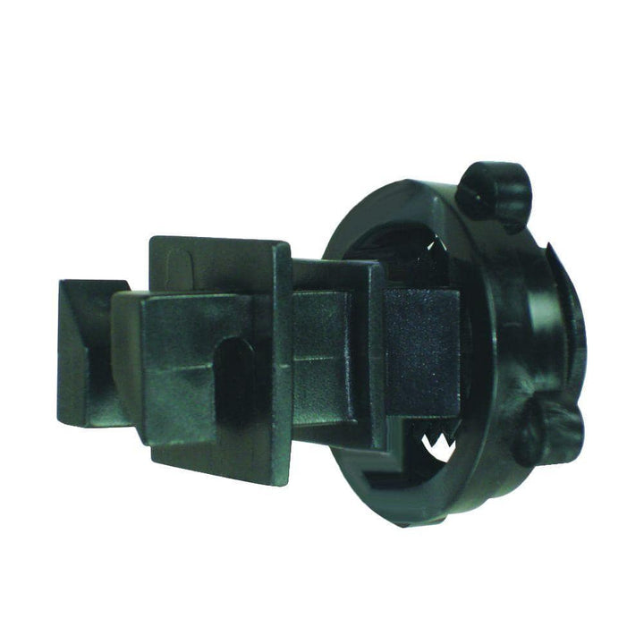 Field Guardian Black Polywire/Wire W-Style Screw-On for Round Post (25-Pack)
