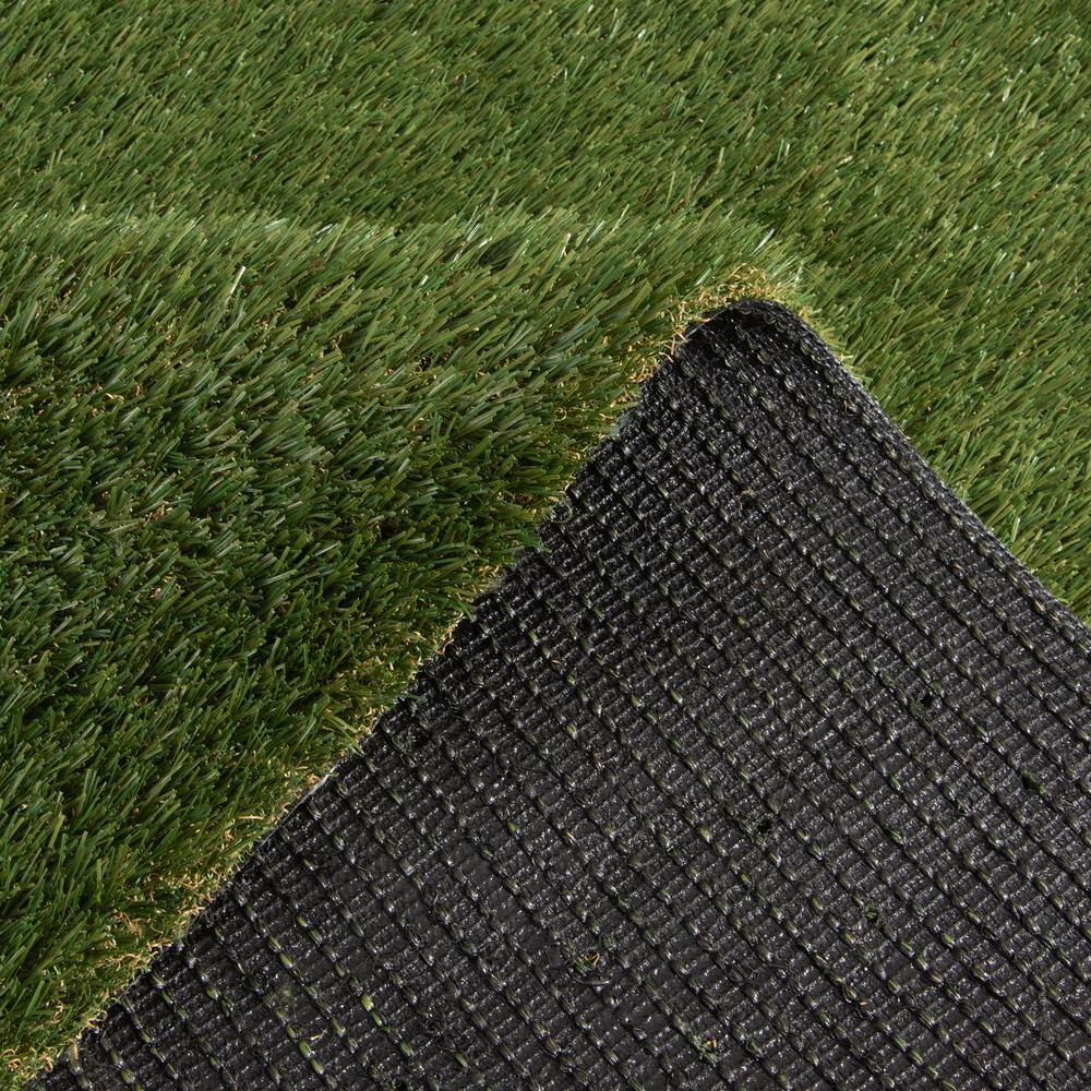 NATCO HOME 56 oz. 7.5 ft. x 9 ft. Field/Olive Green Artificial Grass Rug