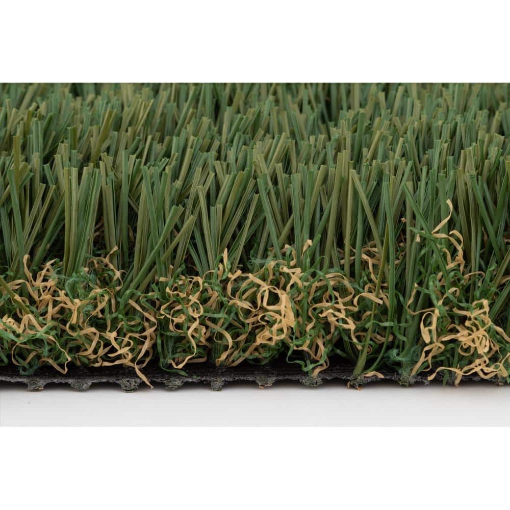 NATCO HOME 80 oz. Evolution 15 ft. Wide x Cut to Length Dark Field Olive Artificial Grass