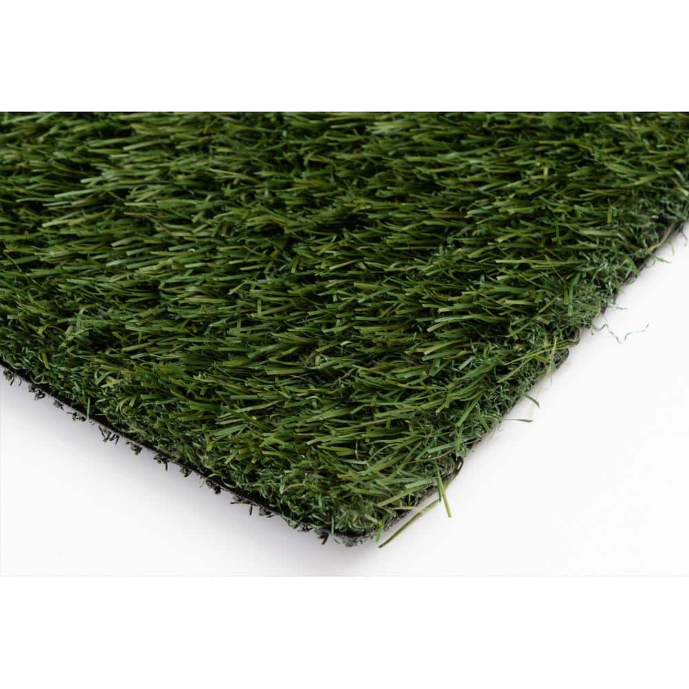 NATCO HOME 46 oz. Kentucky 15 ft. Wide x Cut to Length Field/Olive Green Artificial Grass