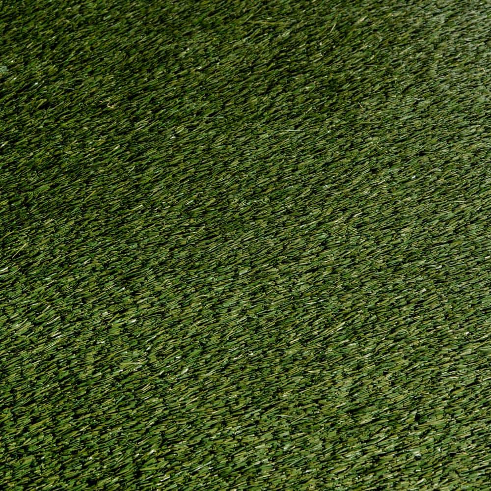 NATCO HOME 69 oz. 7.5 ft. x 9 ft. Field/Olive Green Artificial Grass Rug