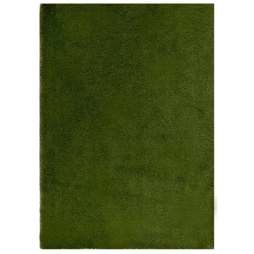 NATCO HOME 69 oz. 7.5 ft. x 9 ft. Field/Olive Green Artificial Grass Rug