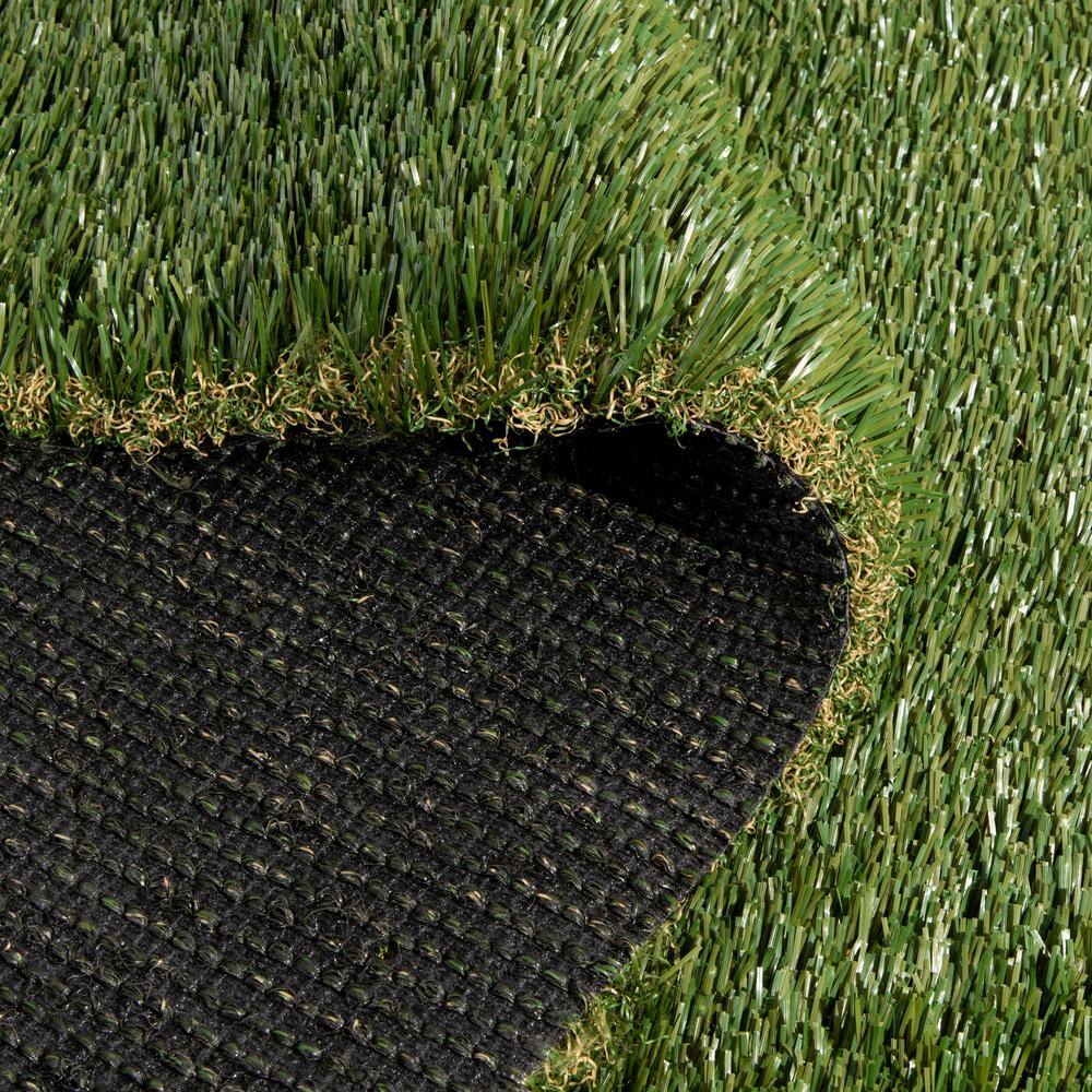 NATCO HOME 69 oz. 7.5 ft. x 9 ft. Field/Olive Green Artificial Grass Rug