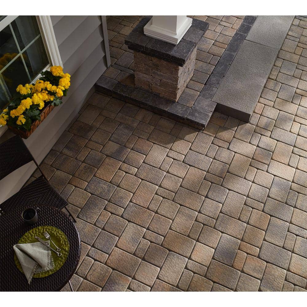 Oldcastle Mega Kingston 3-Piece Fieldstone Paver Kit (300-Piece Pallet)