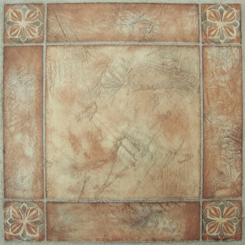 ACHIM Sterling Spanish Rose 12 in. x 12 in. Peel and Stick Vinyl Tile (20 sq. ft. / case)